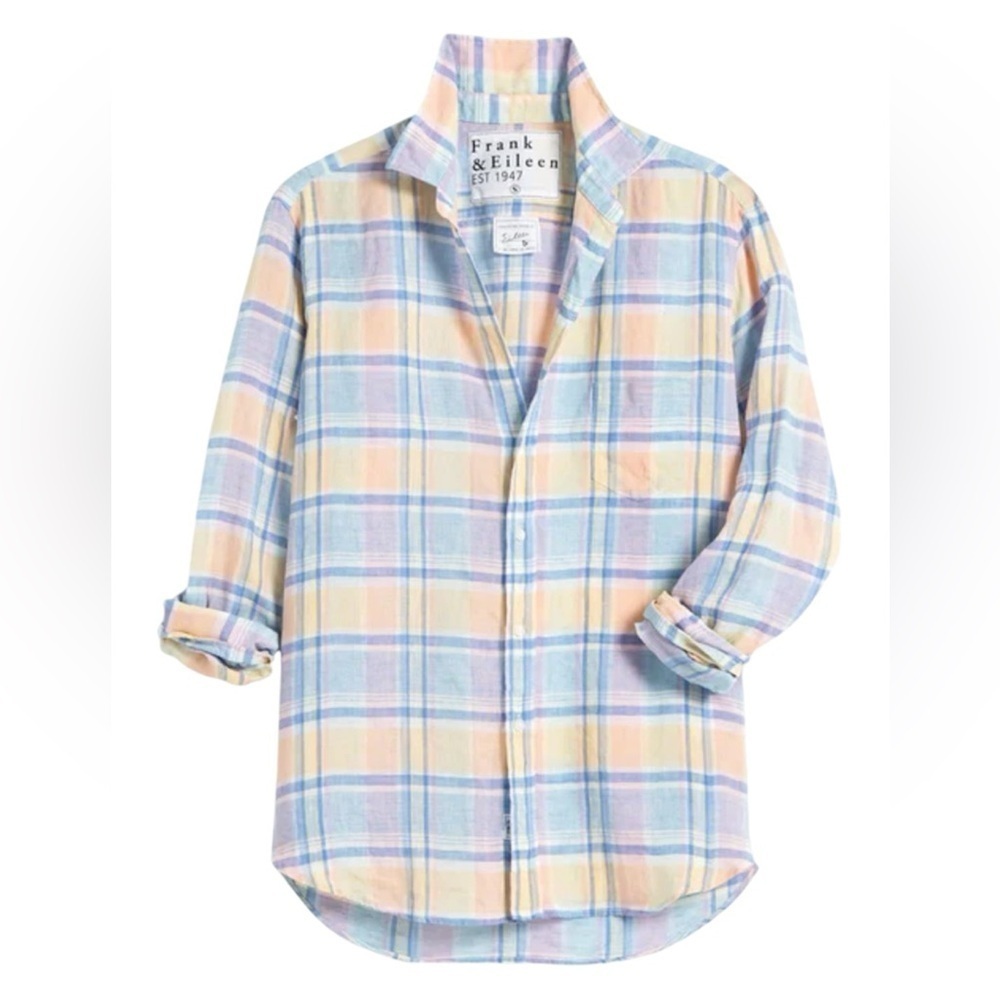 Frank & Eileen, Style Barry 100% Cotton Long Sleeve Button Up Shirt Size S